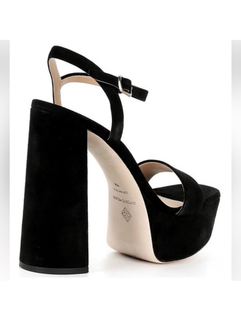 NWT Antonio Melani Seena Suede Platform Dress Sandals Sz 6,5 (no original box) - Picture 9 of 13